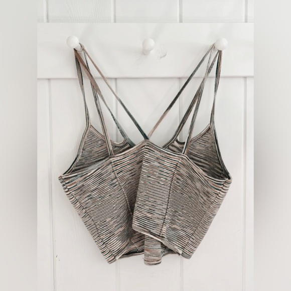 Anthropologie Reed Sweater Corset Top Bralette Cropped Neutral Women Small - Picture 8 of 14